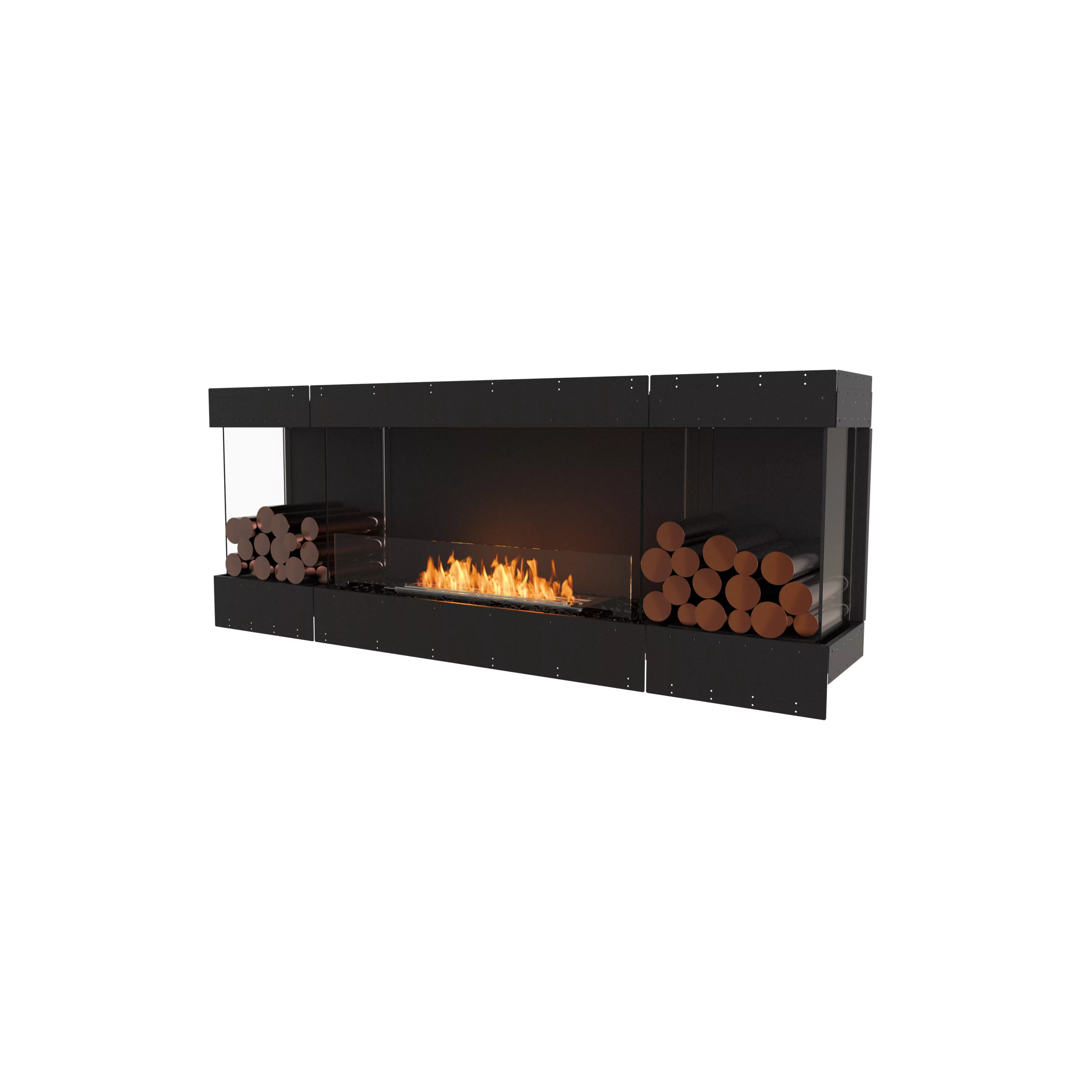 Bay Fireplace Inserts: 3-Sided Flex Series | EcoSmart Fire