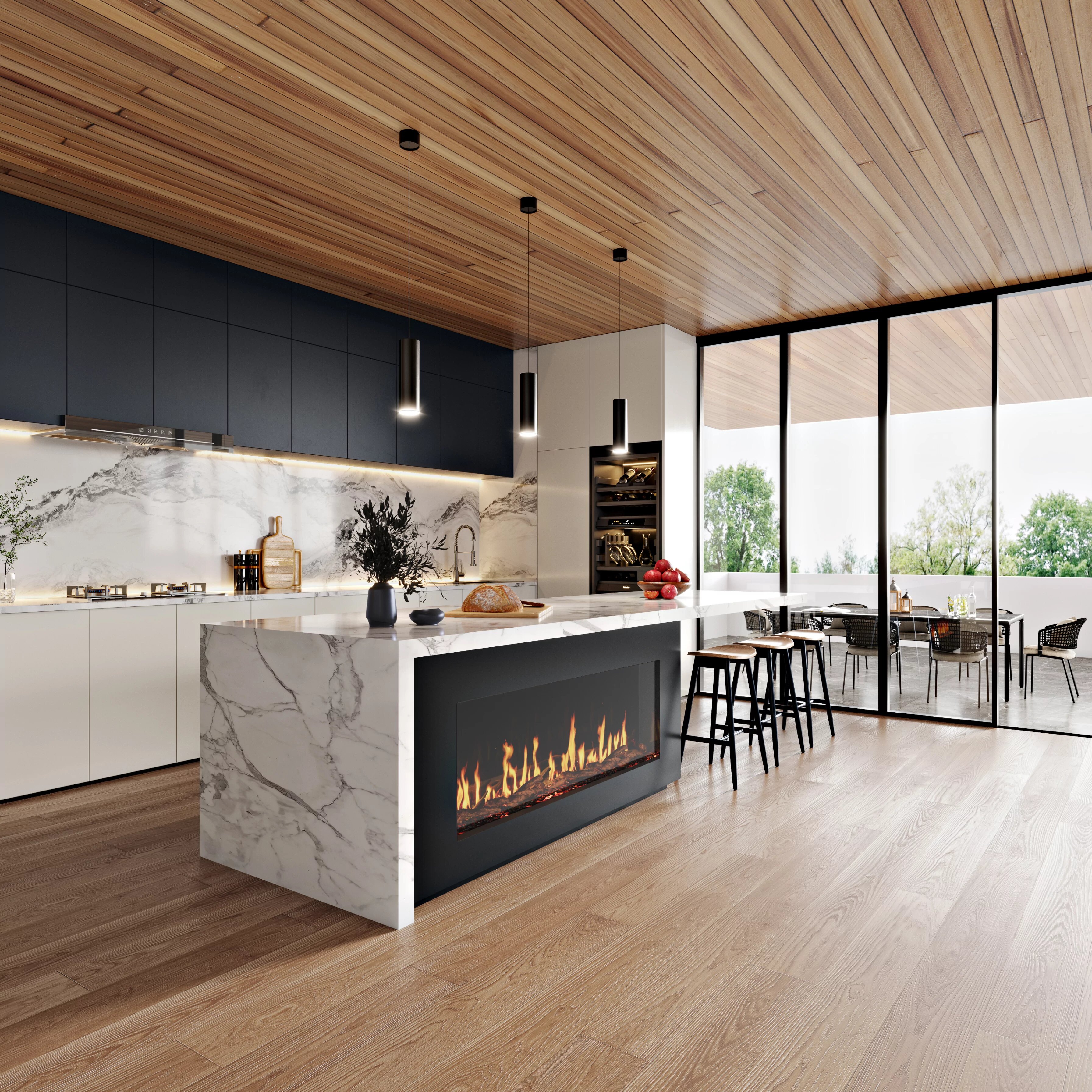 Motion 120: Electric Fireplace Inserts - EcoSmart Fire