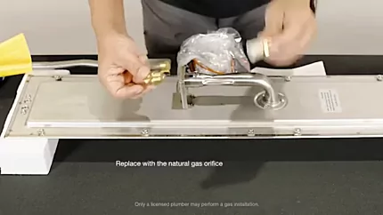 How to Convert an EcoSmart Fire Gas Fireplace from Propane to Natural Gas 9 Replace with the natural gas orifice