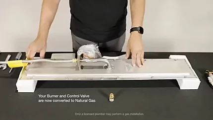 How to Convert an EcoSmart Fire Gas Fireplace from Propane to Natural Gas 12 Your Burner and Control Valve are now converted to Natural Gas