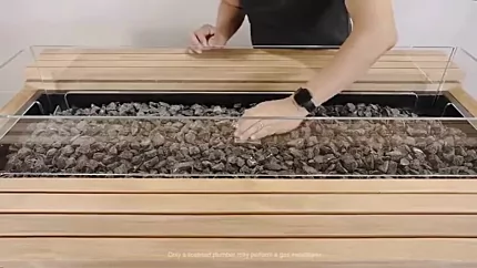 Spreading glass media evenly over the burnersurface