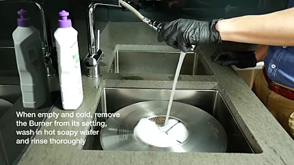 How do I clean my EcoSmart Fire ethanol burner? 4