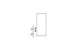Aspect Designer Fireplace - Technical Drawing / Side by EcoSmart Fire