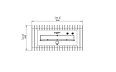 Scope 500 Fireplace Grate - Technical Drawing / Top by EcoSmart Fire