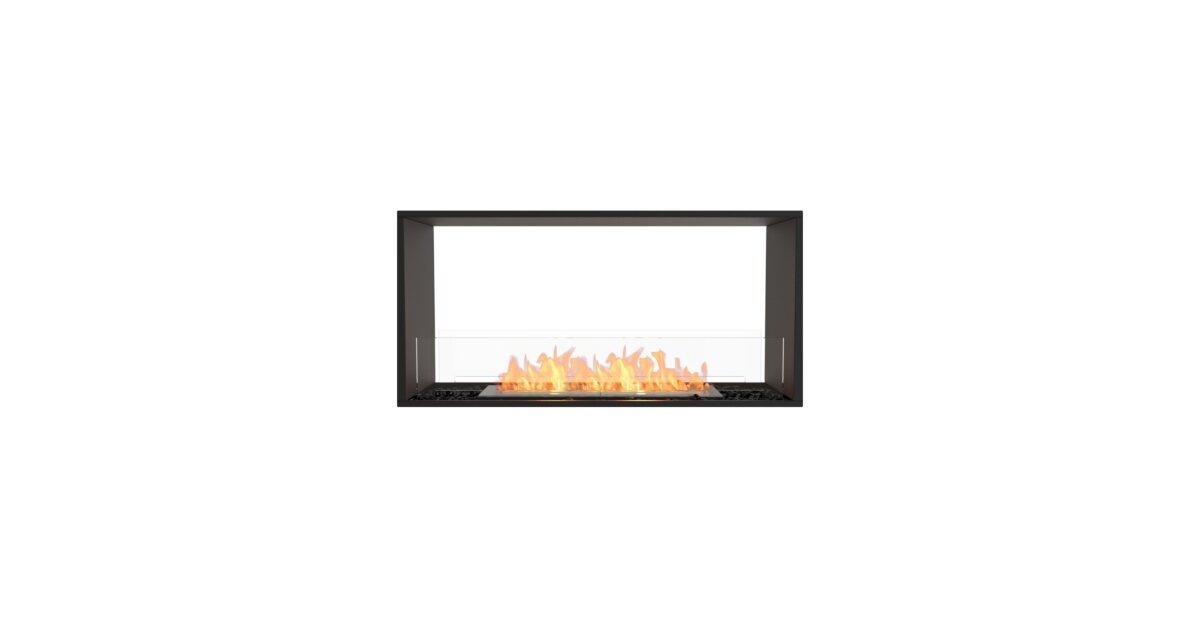 Double Sided Fireplace Insert, Bio Ethanol Fireplace Double Sided