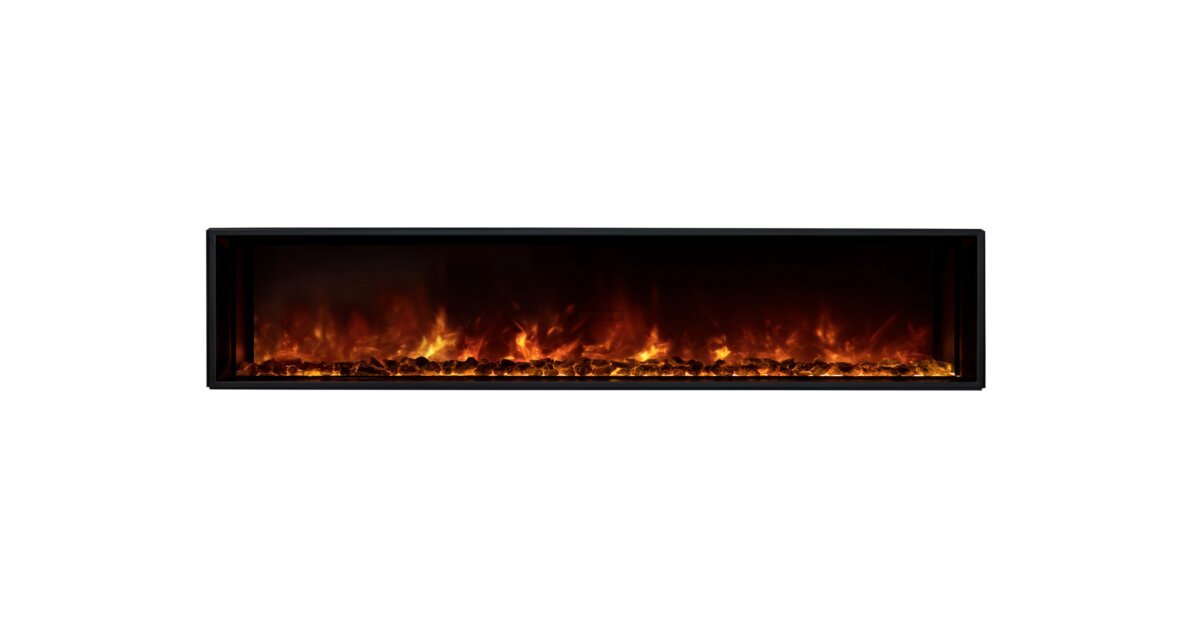 60el Electric Fireplace Insert, Electric Glass Fireplace Insert