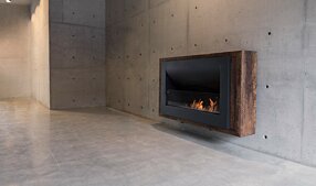 Max Brenner - Firebox 1100CV Curved Fireplace by EcoSmart Fire