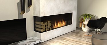 Flex 60LC.BXL Flex Fireplace - In-Situ Image by EcoSmart Fire