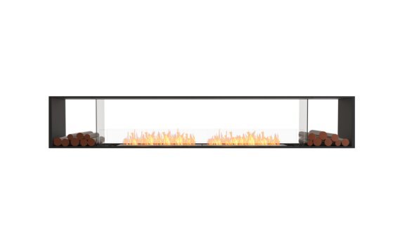 Flex 122DB.BX2 Double Sided - Ethanol / Black / Installed View by EcoSmart Fire
