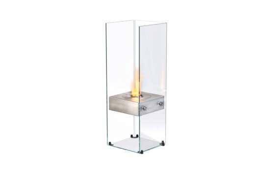 Ghost Designer Fireplace - Ethanol / Stainless Steel by EcoSmart Fire