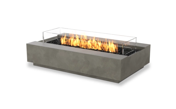 Cosmo 50 Smart Space Saving Fire Table, Natural Gas Glass Fire Pit