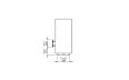 Fusion Designer Fireplace - Technical Drawing / Side by EcoSmart Fire
