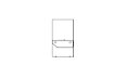 Igloo XL5 Designer Fireplace - Technical Drawing / Side by EcoSmart Fire