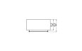 Vision Designer Fireplace - Technical Drawing / Top by EcoSmart Fire