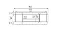 Flex 78DB.BX2 Double Sided - Technical Drawing / Front by EcoSmart Fire