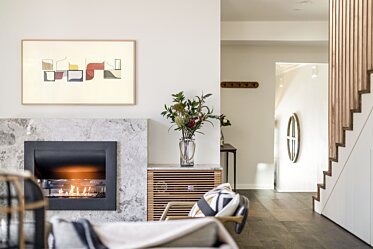 Interior Blossoms - Built-in fireplaces