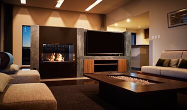 Firebox 800DB Double Sided Fireplace - In-Situ Image by EcoSmart Fire
