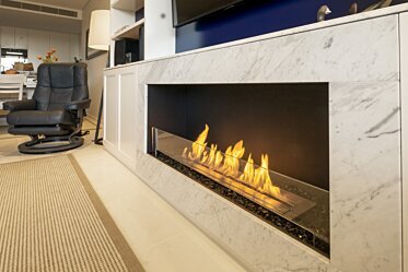 Tresor Drummoyne - Single sided fireplaces