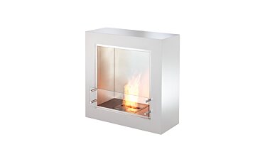 Cube Designer Fireplace - Studio Image by EcoSmart Fire