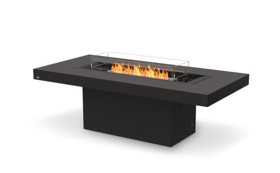 Gin 90 (Dining) Fire Table - Ethanol / Graphite / Optional Fire Screen by EcoSmart Fire