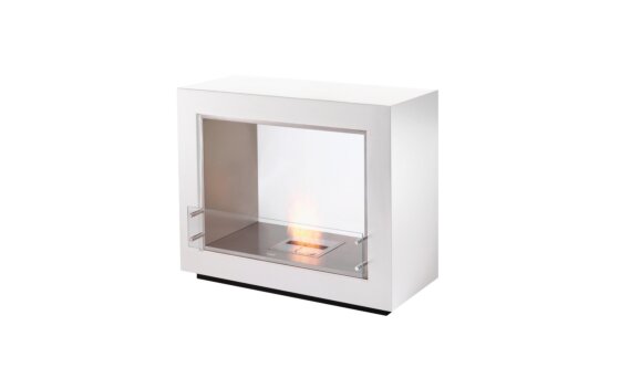 Vision Designer Fireplace - Ethanol / White by EcoSmart Fire