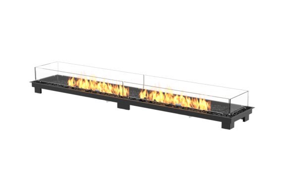 Linear 90 Fire Pit Kit - Gas LP/NG / Black by EcoSmart Fire