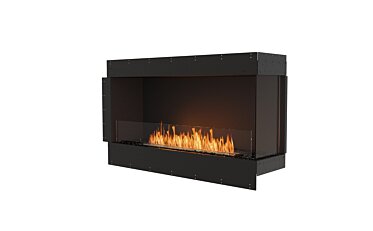 Flex Right Corner Fireplaces Flex Fireplace - Studio Image by EcoSmart Fire