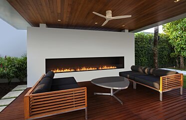 Flex 158SS Single Sided Fireplace by EcoSmart Fire - Outdoor fireplaces