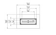 Wharf 65 Fire Table - Technical Drawing / Top by EcoSmart Fire