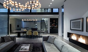 AB House - Built-in fireplaces