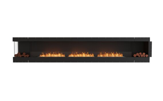 Flex 158LC.BX2 Left Corner - Ethanol / Black / Uninstalled view - Logs not included by EcoSmart Fire