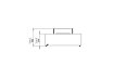 Base 40 Fire Table - Technical Drawing / Front by EcoSmart Fire