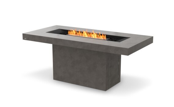 Gin 90 (Bar) Fire Table - Ethanol - Black / Natural by EcoSmart Fire
