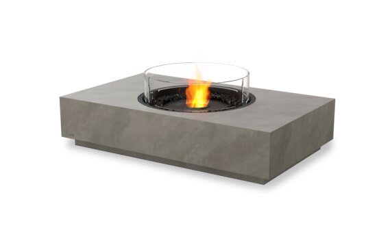 Martini 50 Fire Table - Ethanol - Black / Natural / Optional Fire Screen by EcoSmart Fire