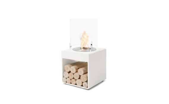 Pop 3L Designer Fireplace - Ethanol / White by EcoSmart Fire