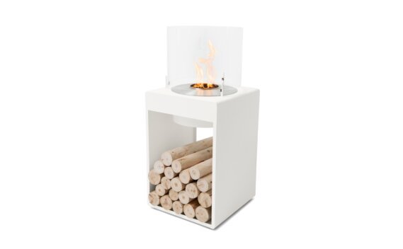 Pop 8T Designer Fireplace - Ethanol / White by EcoSmart Fire