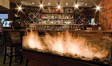 Hippo Creek African Grill - Hospitality fireplaces