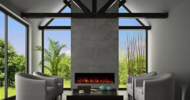 EL80 Electric Fireplace: Frameless Design - EcoSmart Fire