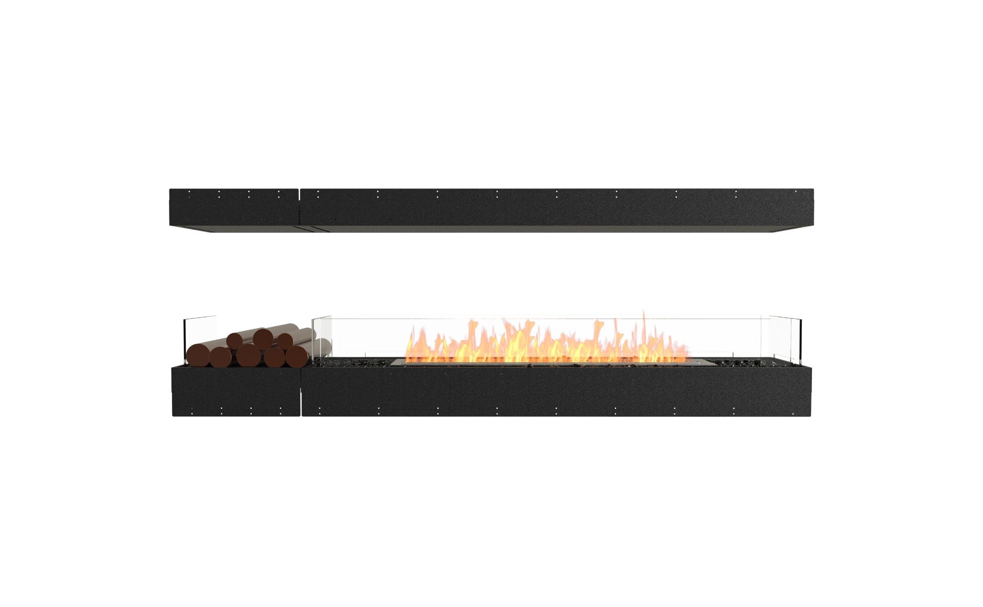 Decorative Box Left - Single Sided Fireplaces by EcoSmart Fire