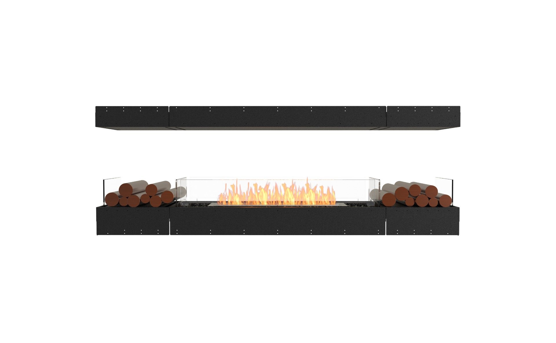 2 Decorative Boxes - Single Sided Fireplaces by EcoSmart Fire