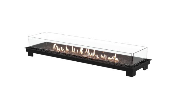 Linear 65 Fire Pit Kit - Gas LP/NG / Black by EcoSmart Fire