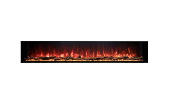 Switch 96 Switch Fireplace - Electric / Black / Orange Flame by EcoSmart Fire