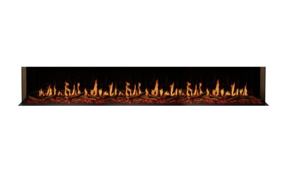 Motion 120 Motion Fireplace - Electric / Black / Orange Flame by EcoSmart Fire