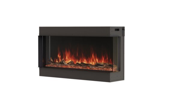 Switch 44 Switch Fireplace - Electric / Black / Orange flame by EcoSmart Fire