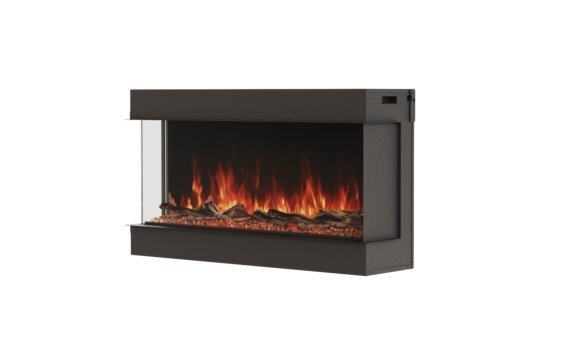 Switch 44 Switch Fireplace - Electric / Black / Orange flame by EcoSmart Fire