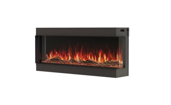 Switch 56 Switch Fireplace - Electric / Black / Orange flame by EcoSmart Fire
