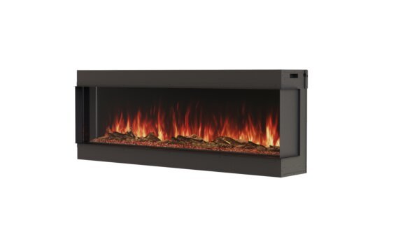 Switch 68 Switch Fireplace - Electric / Black / Orange Flame by EcoSmart Fire