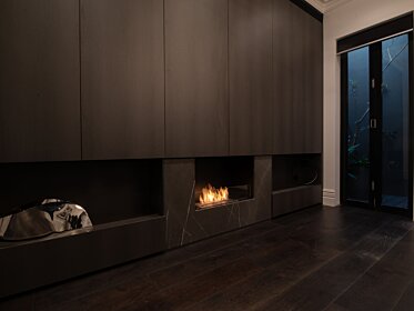Flex Single Sided Fireplaces Flex Fireplace - In-Situ Image by EcoSmart Fire