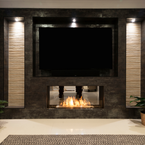 Double Sided Fireplace Inserts