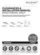 Clearances & Installation Manual